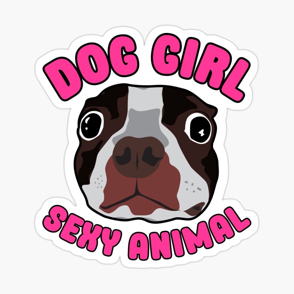 dog-girl-sexy-animal-funny-sticker